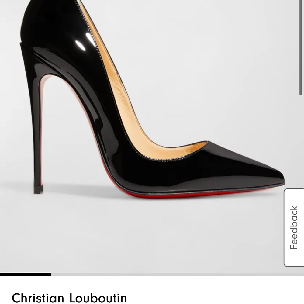 Christian Louboutin Glossy Black Heels